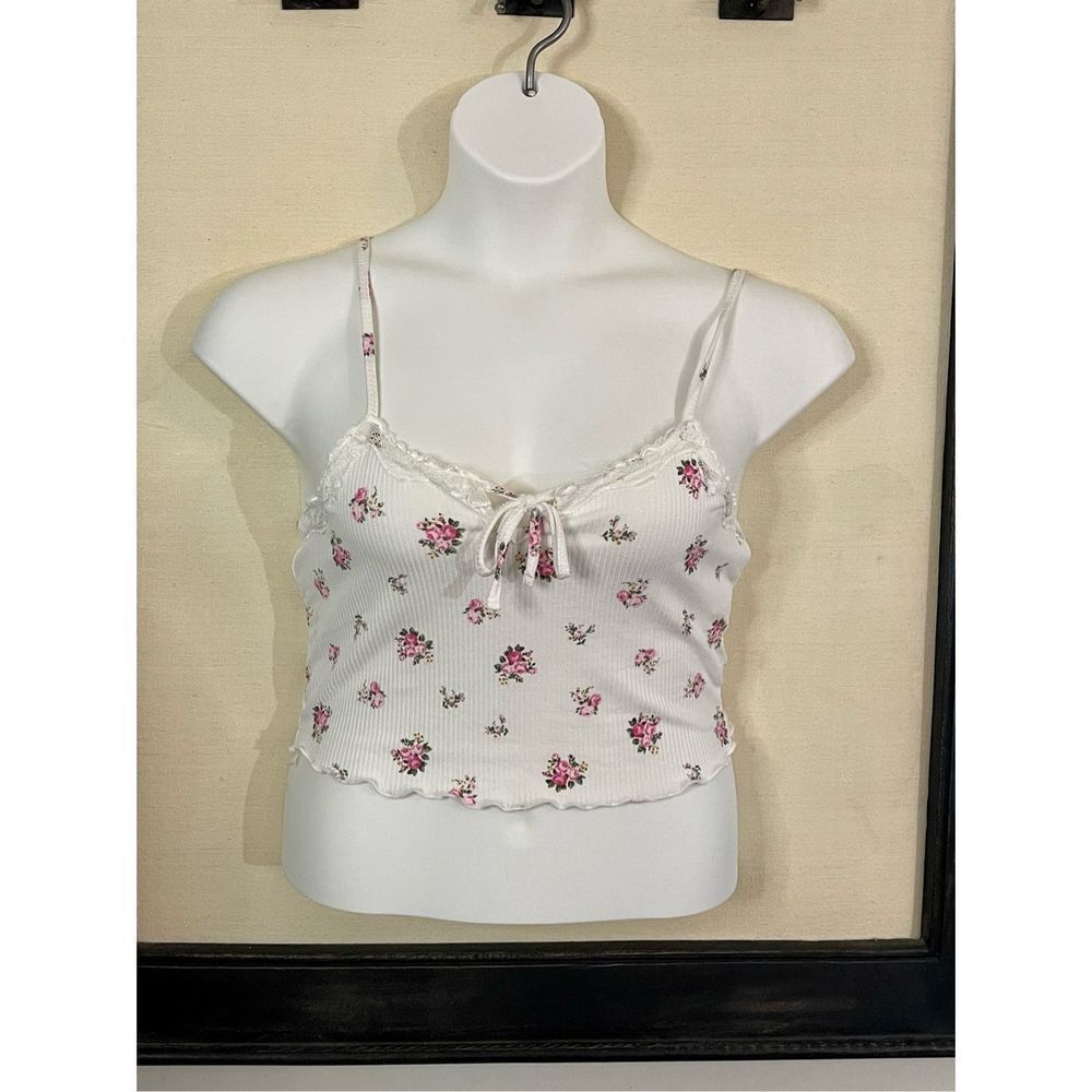No comment Floral Tank Top - NWT - Size Large